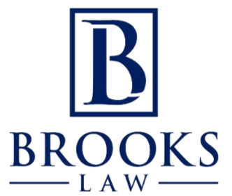 Brooks Law logo with a large letter B inside a square and the words 'Brooks Law' underneath.