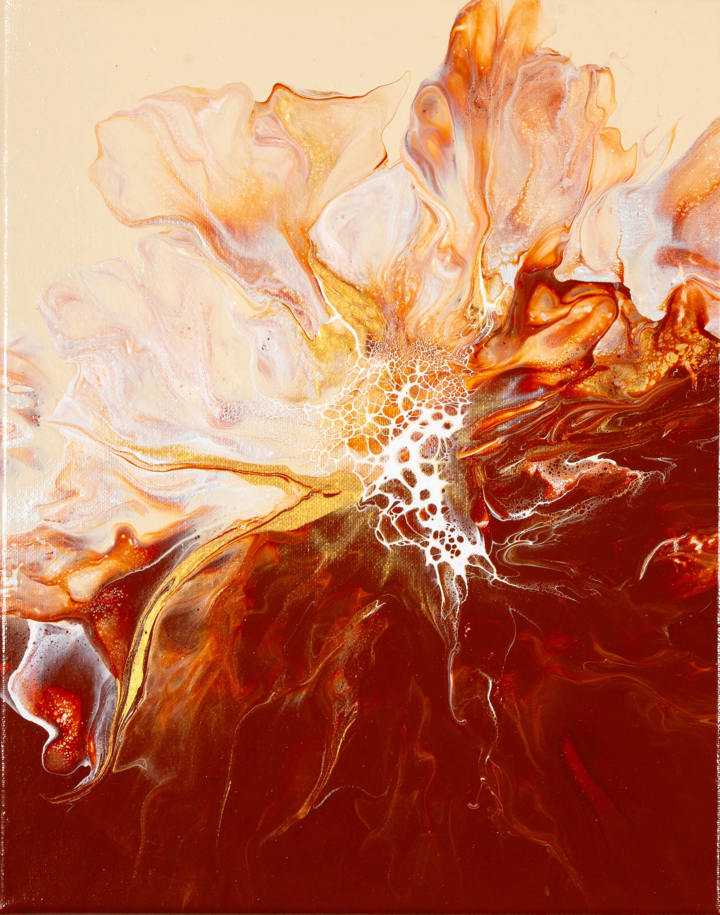 Serenity in Sienna Canvas Wall Art