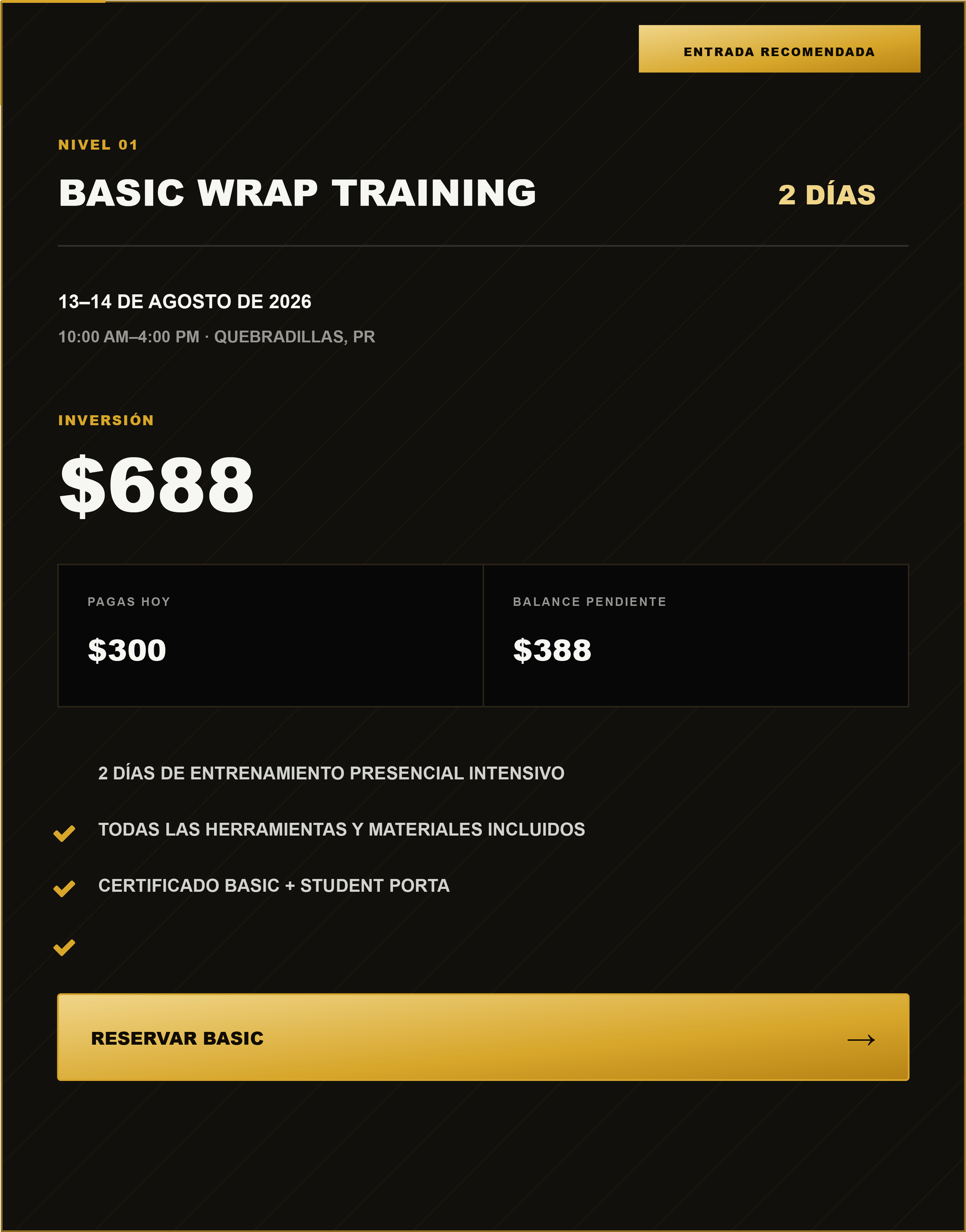 Basic Wrap Training