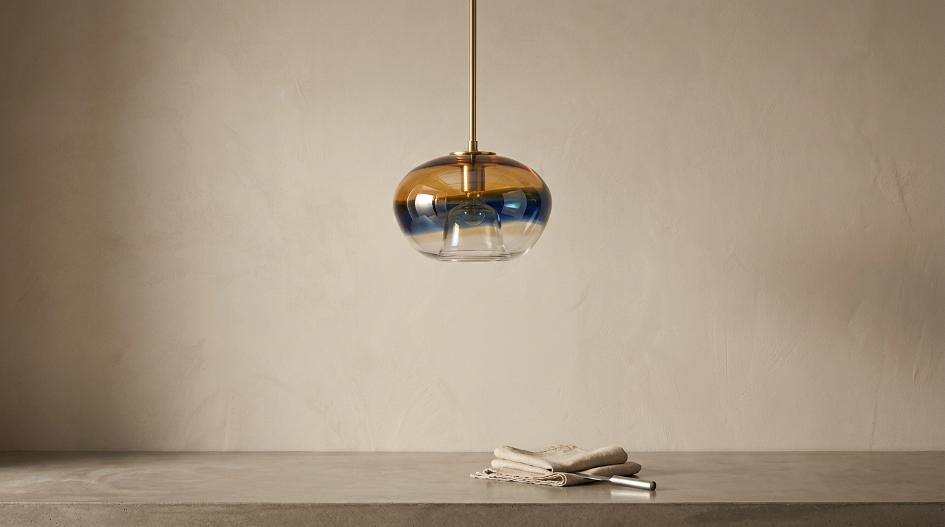 Glass Pendant Light