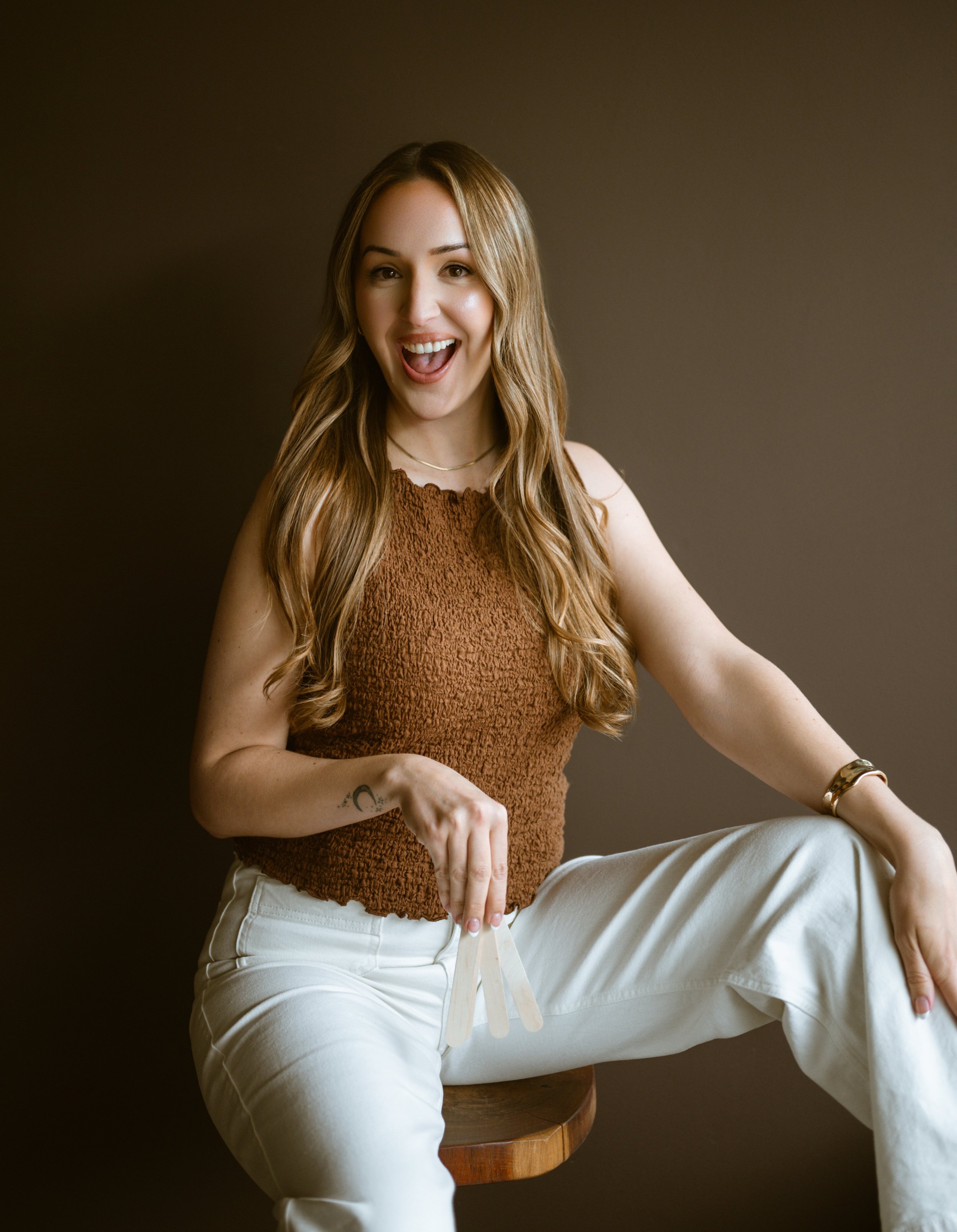Shannon, owner and licensed esthetician at Waxed by Shannon — Brazilian wax and lash lift studio in Vacaville CA