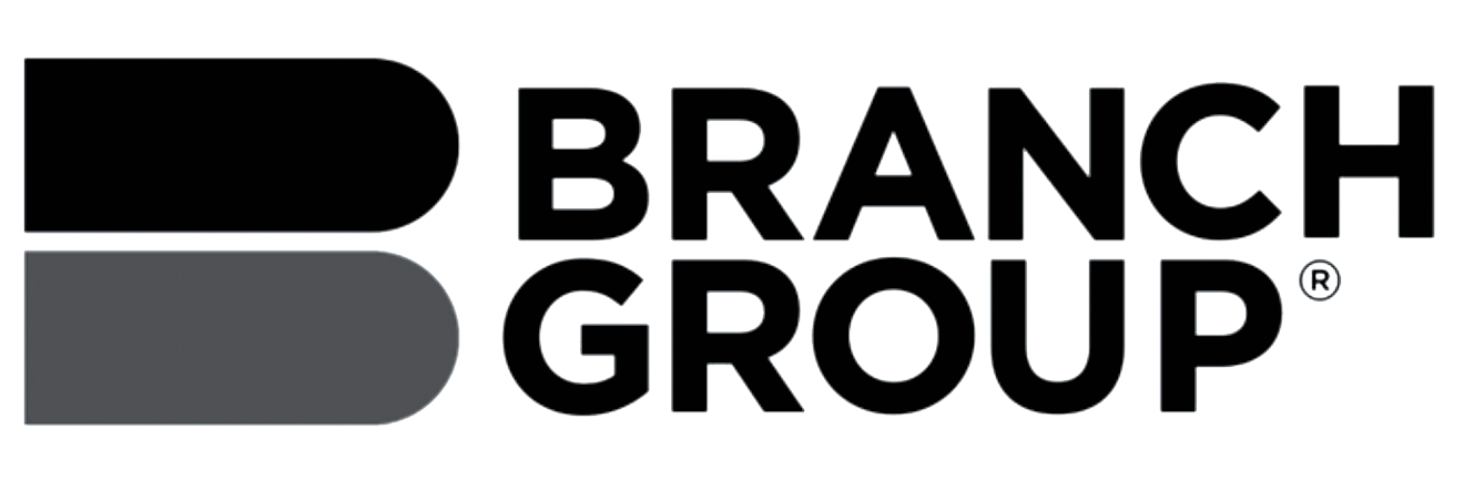 Branch Group logo with stylized B and gray and black color scheme.