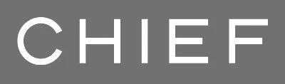 Gray background with the word 'CHIEF' in large white letters.