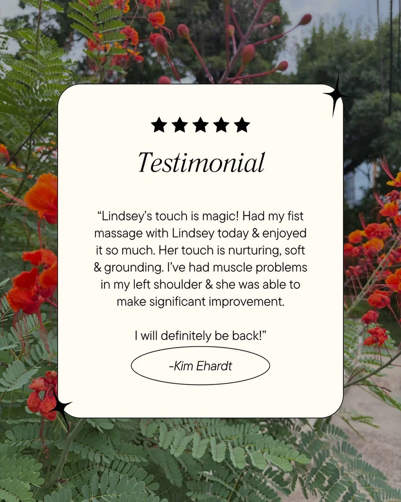 Feels good to receive 5 stars on Google Reviews!  #massage #googlereviews #smallbuisness