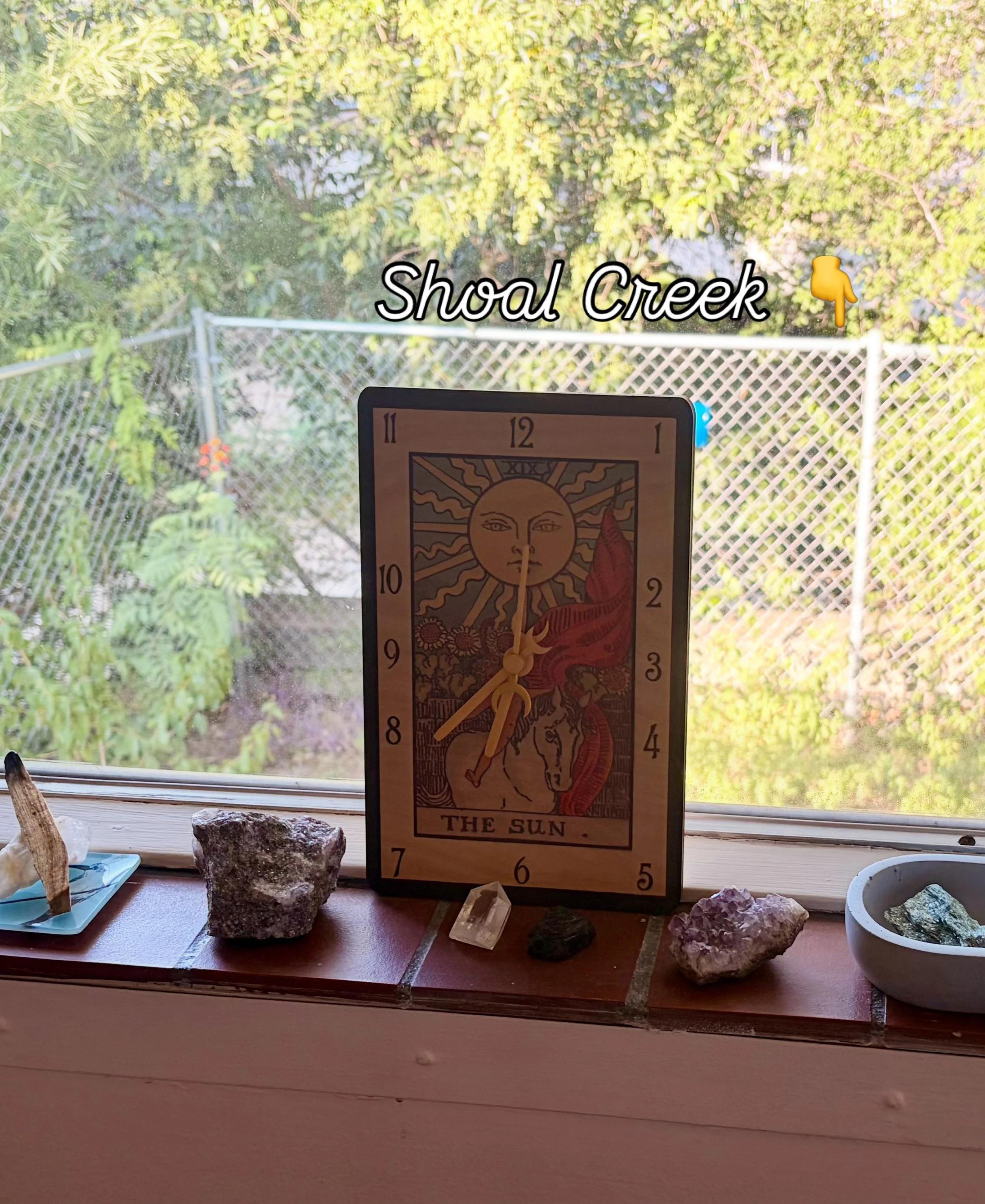 Ahhh, nature! 🌱 The view from our treatment room is of Shoal Creek, at the south end of Pease Park.✨