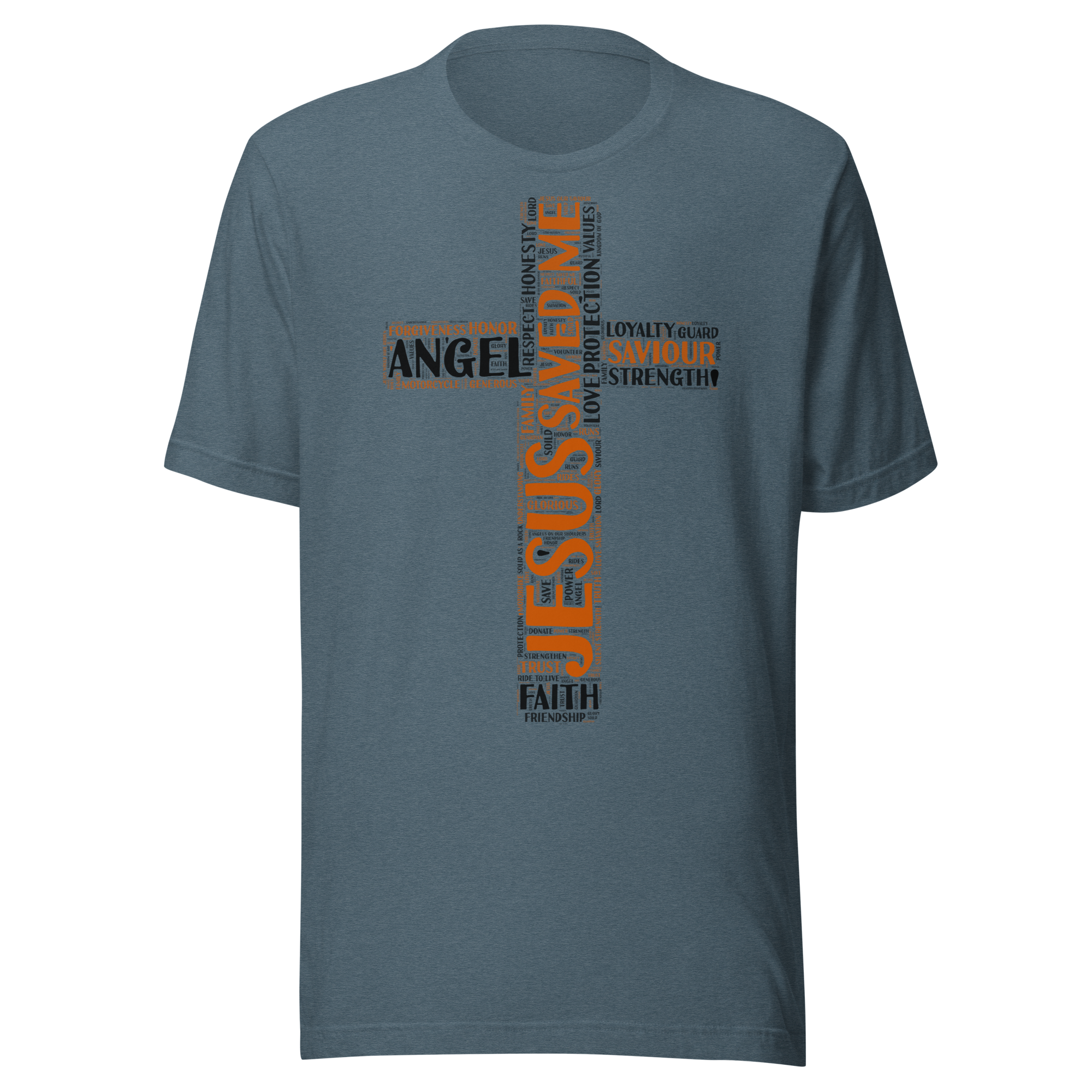 JR Jesus Saved Me Cross III Unisex t-shirt