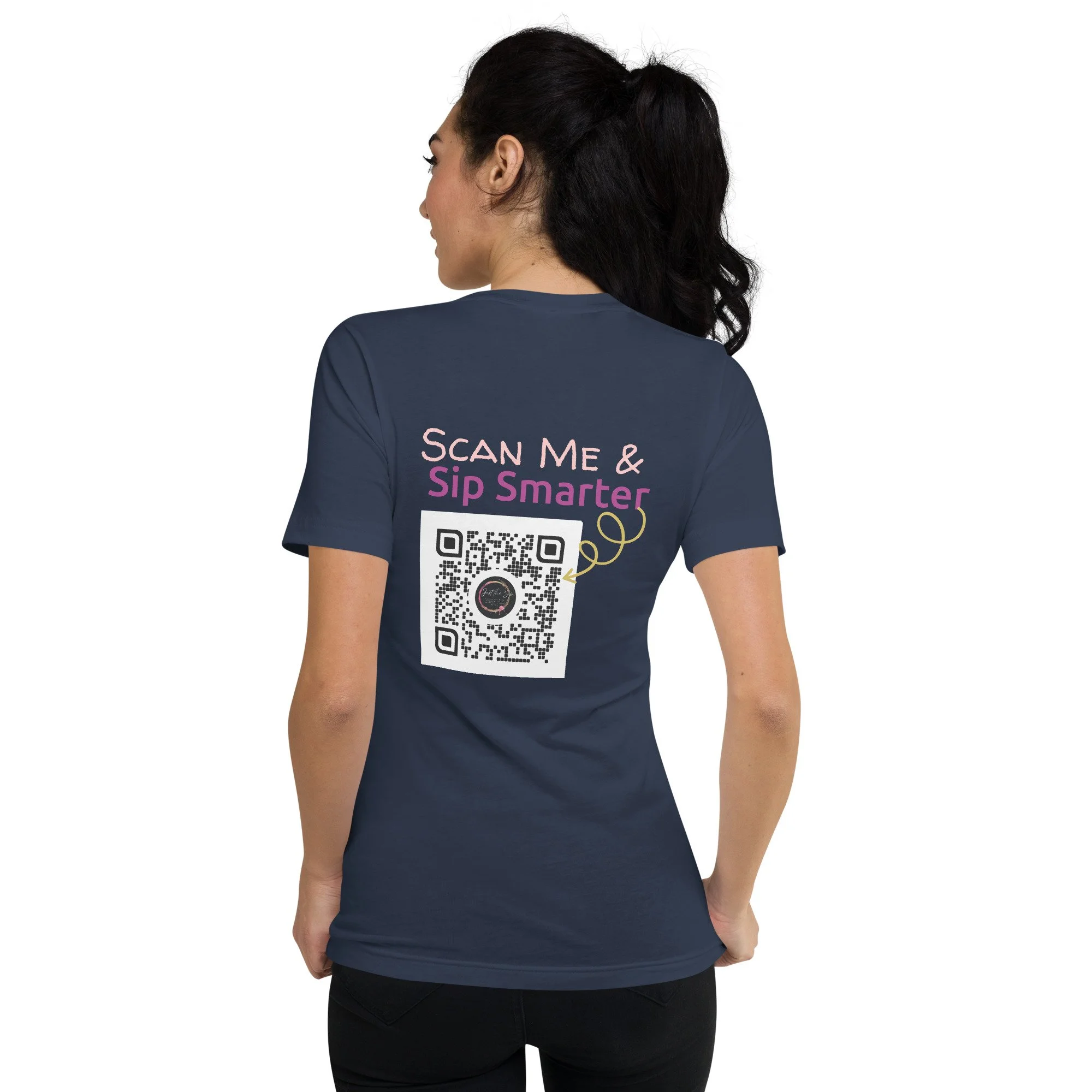Official Sipster Unisex V-Neck Tee | Scan & Wine Smarter