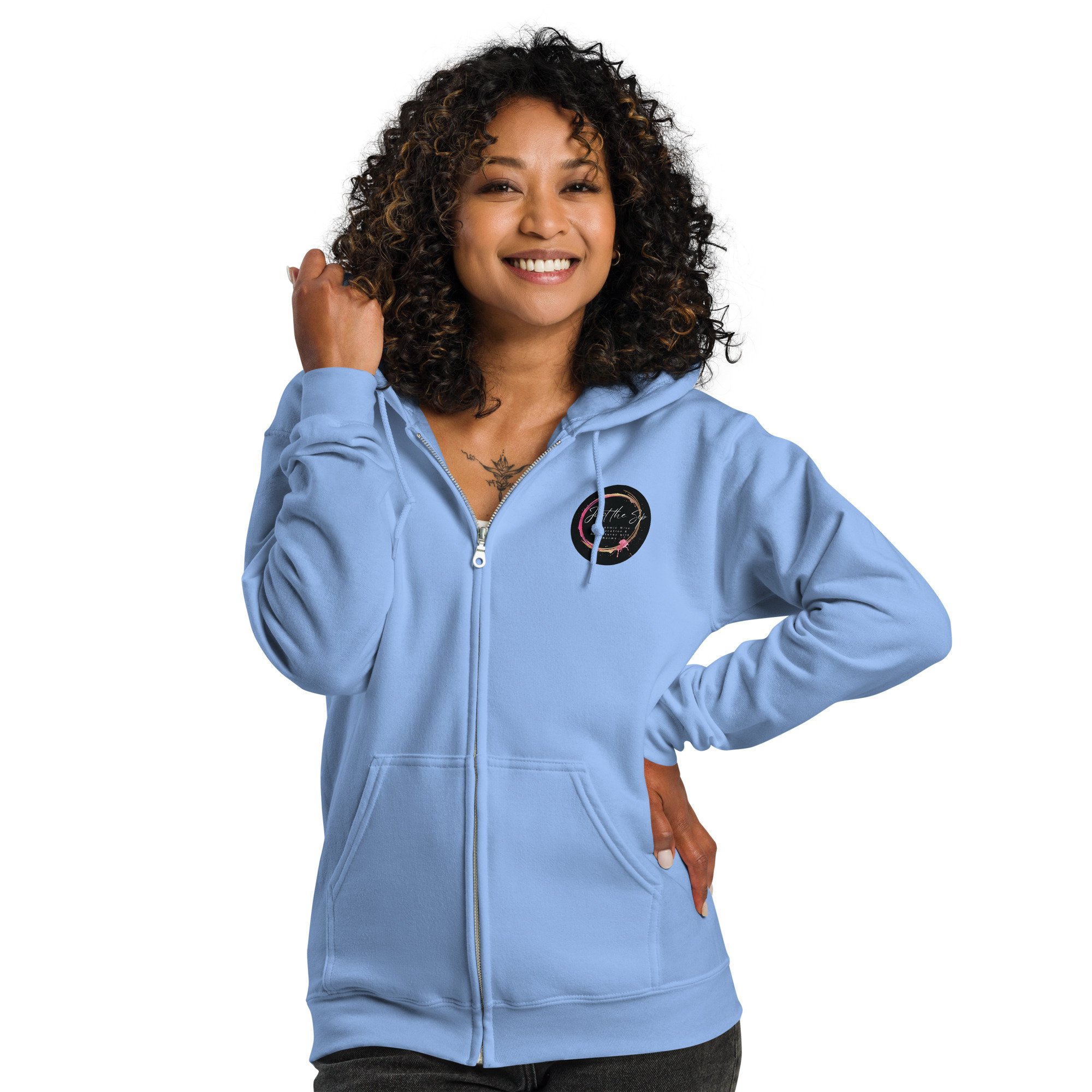 Pour It Forward: Unisex Full-Zip Fleece Hoodie