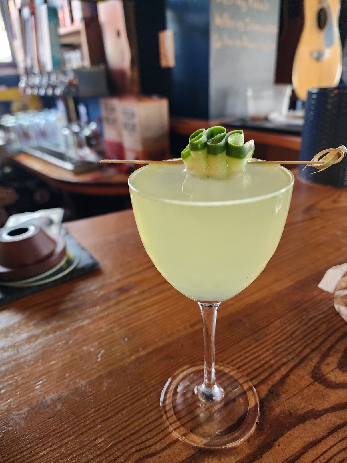 Verdant

House Cucumber Vodka, Fresh Local Basil,  Lime, Simple, Saline