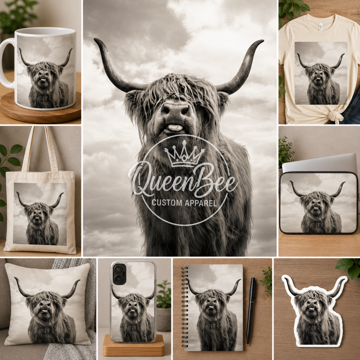 Highland Cow black n white mockup.png