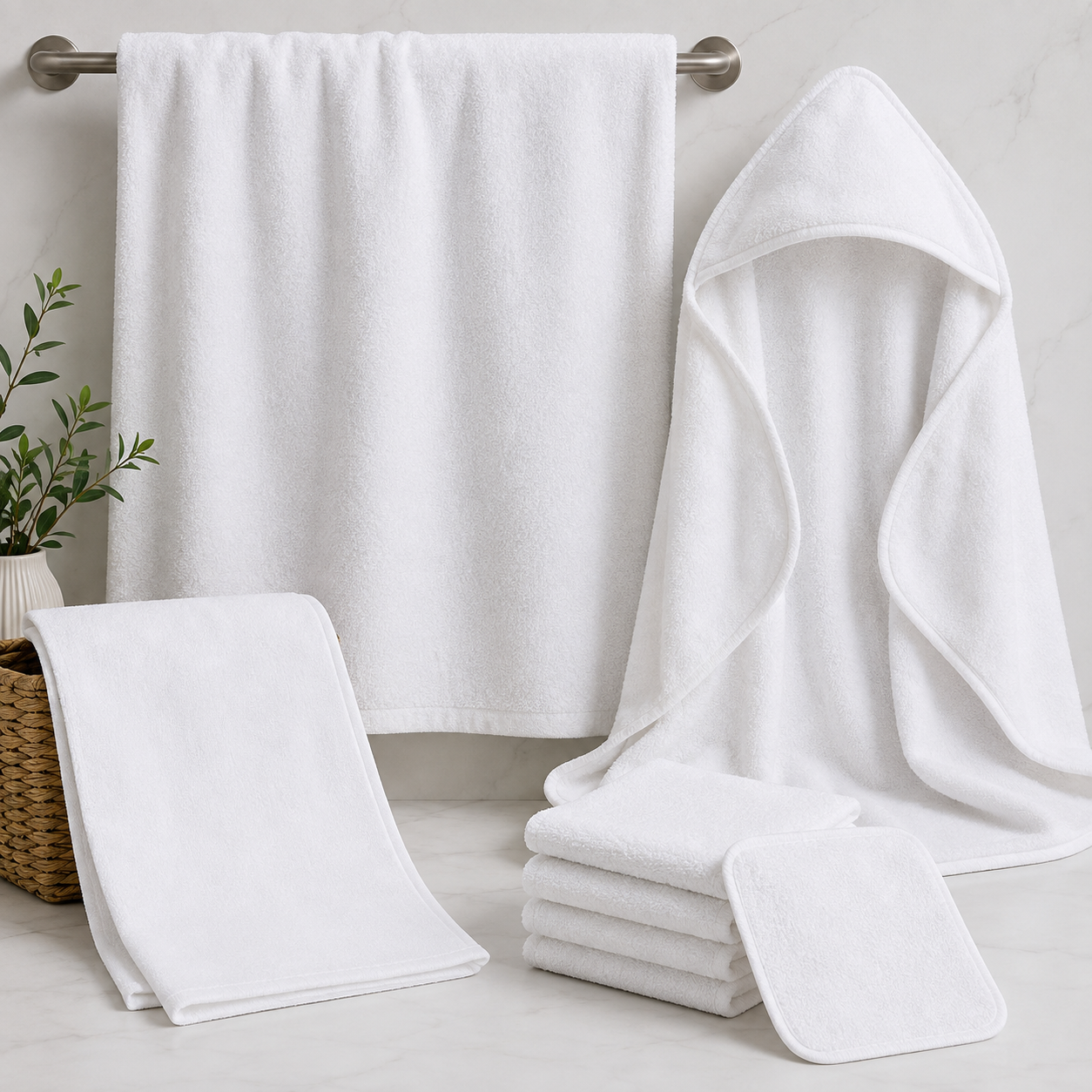 Towels - Face cloths, kids, bath, and kitchen