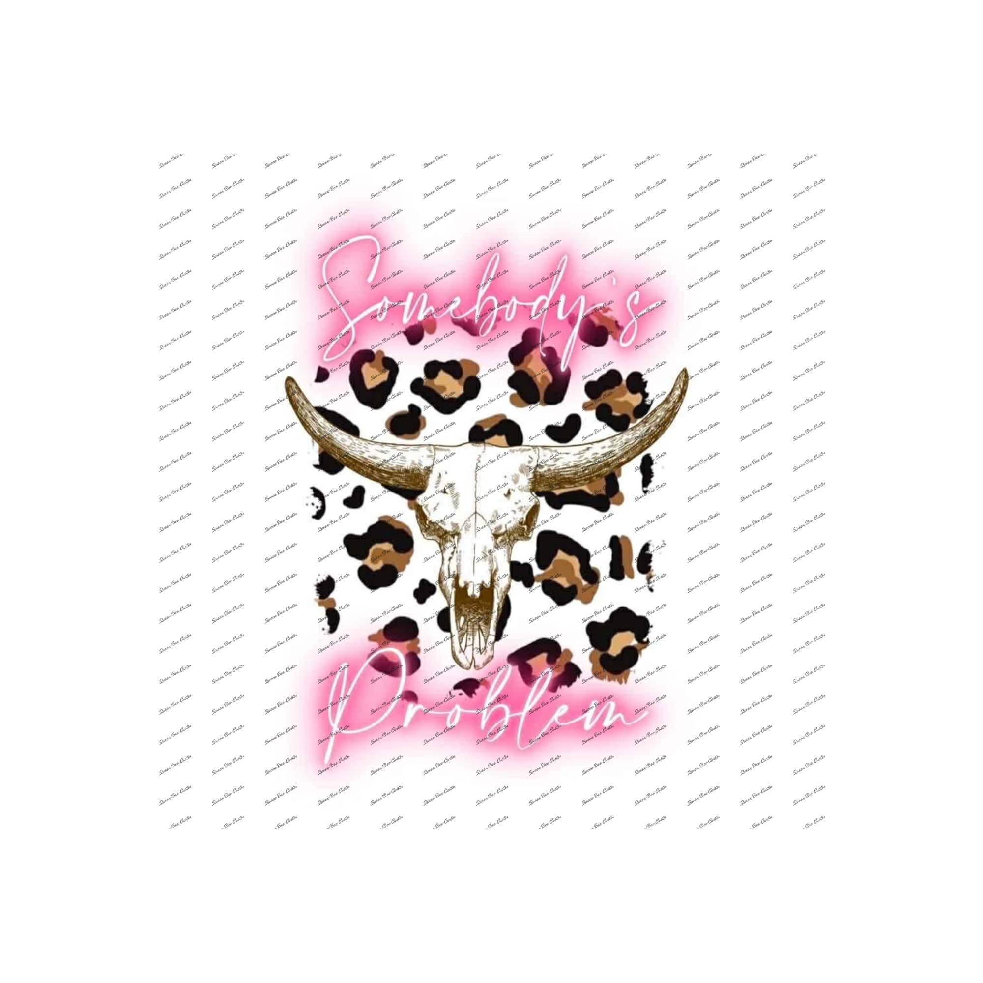 Leopard Print Highland Skull Print