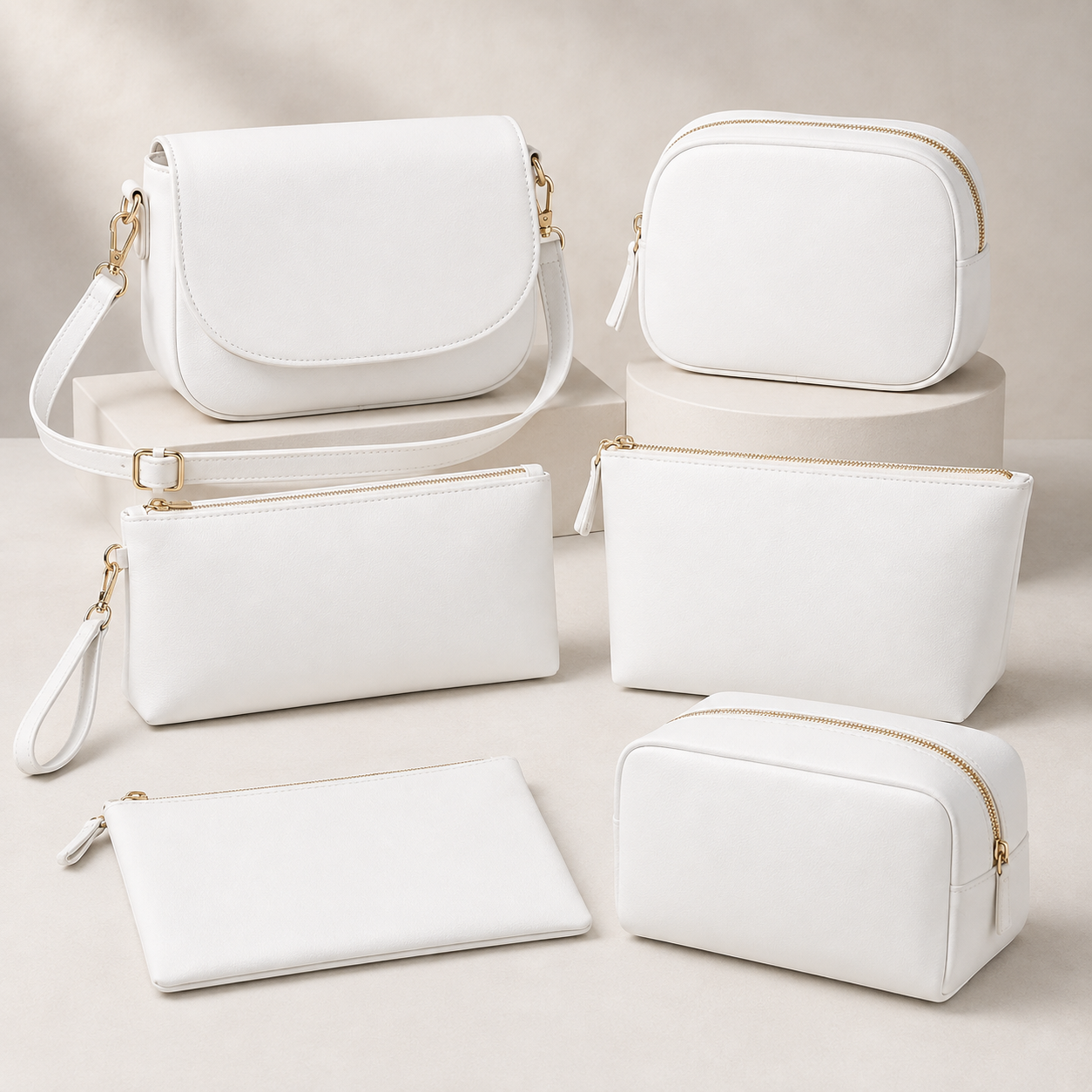 Purses and make-up bags