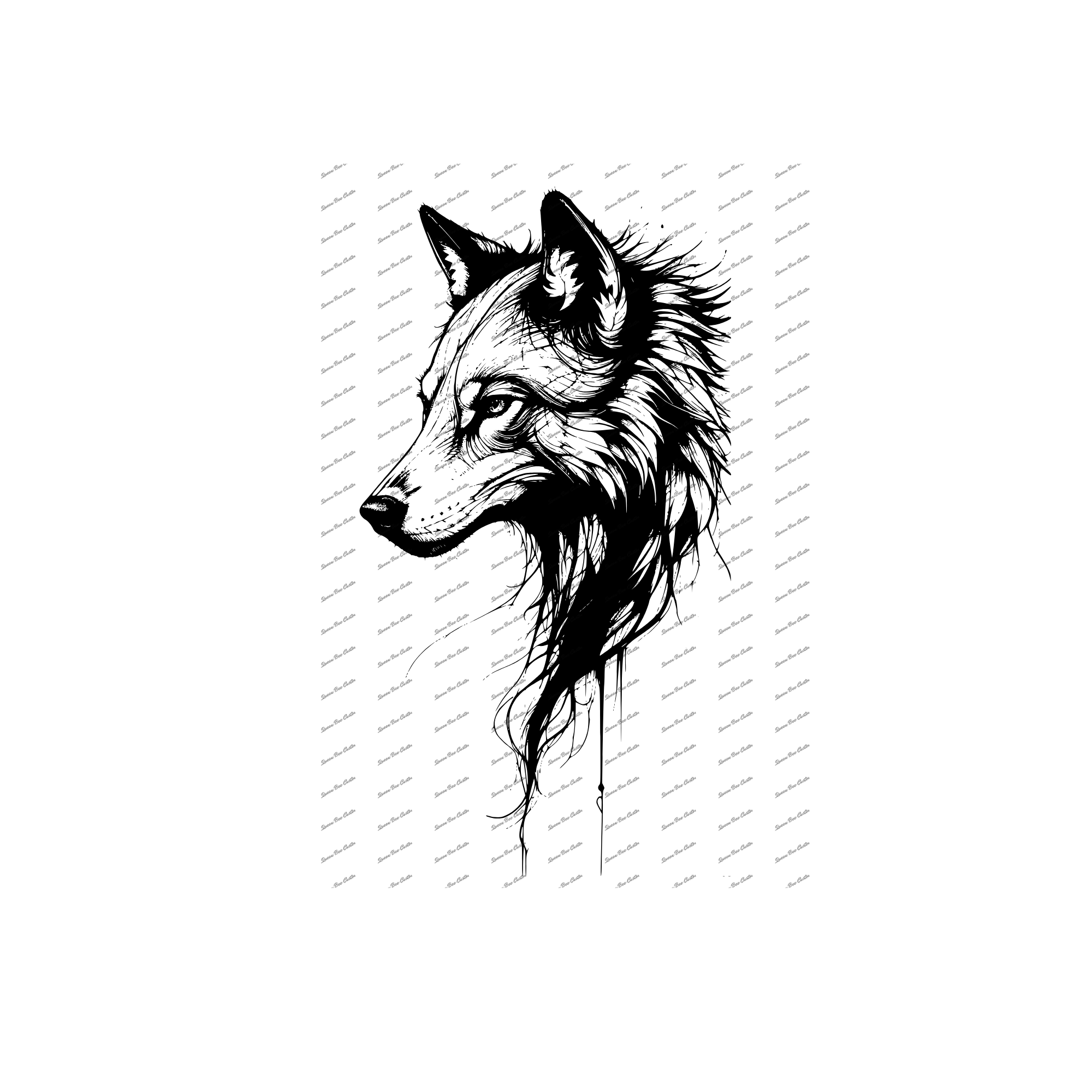 Indian Native Artwork Wolf