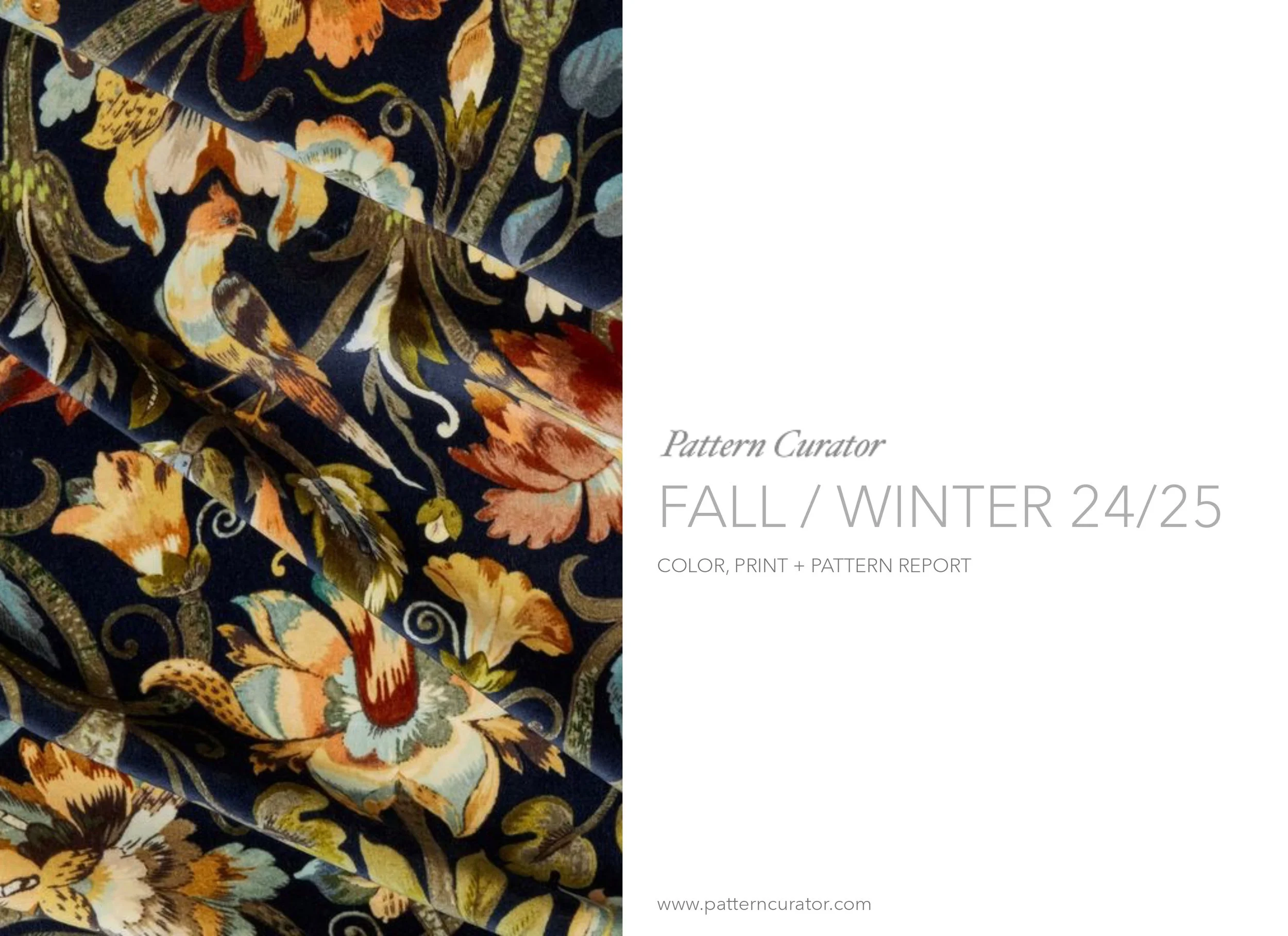 Pattern Curator Fall /Winter 24/25 Trend Report