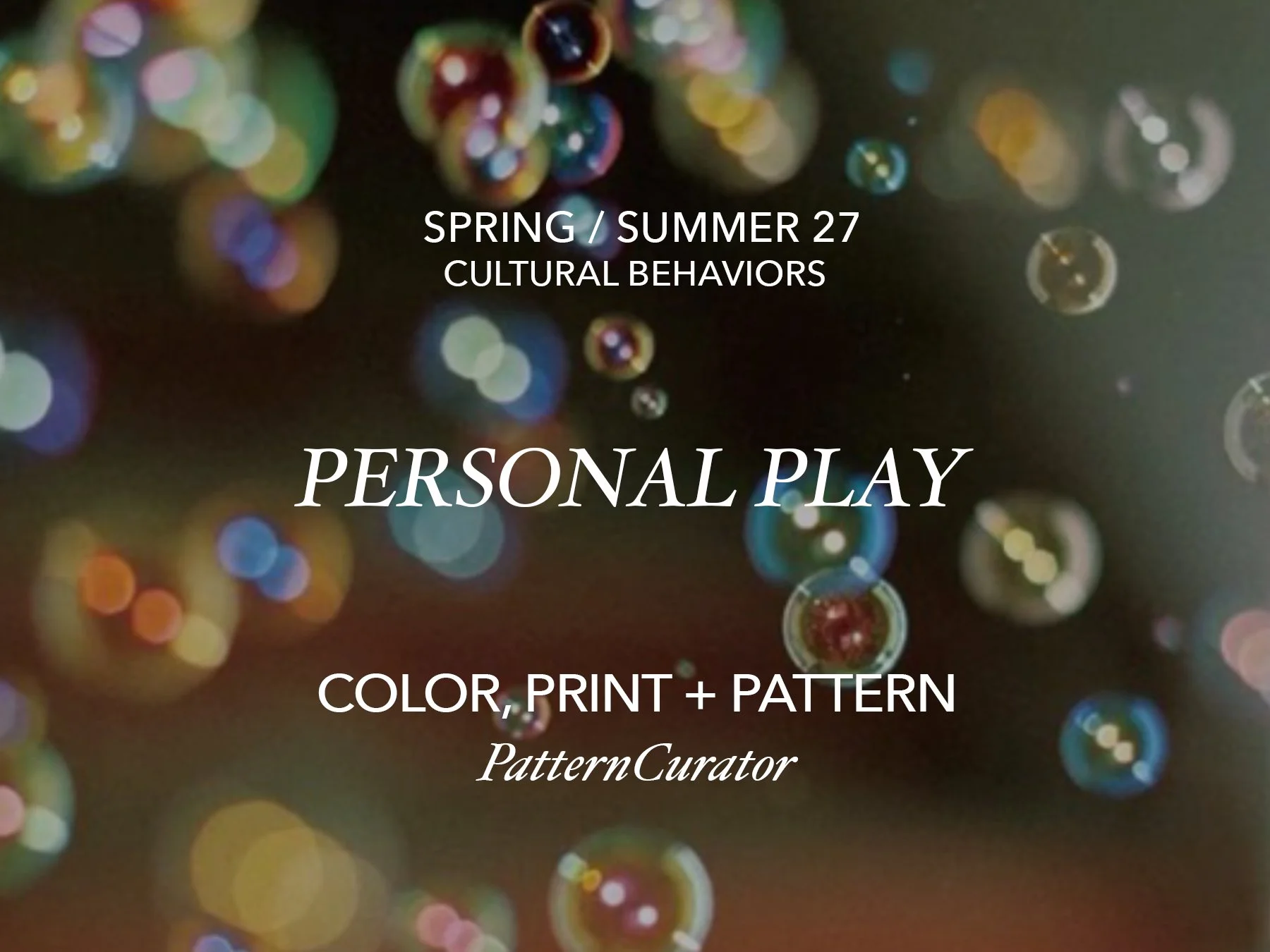 PERSONAL PLAY