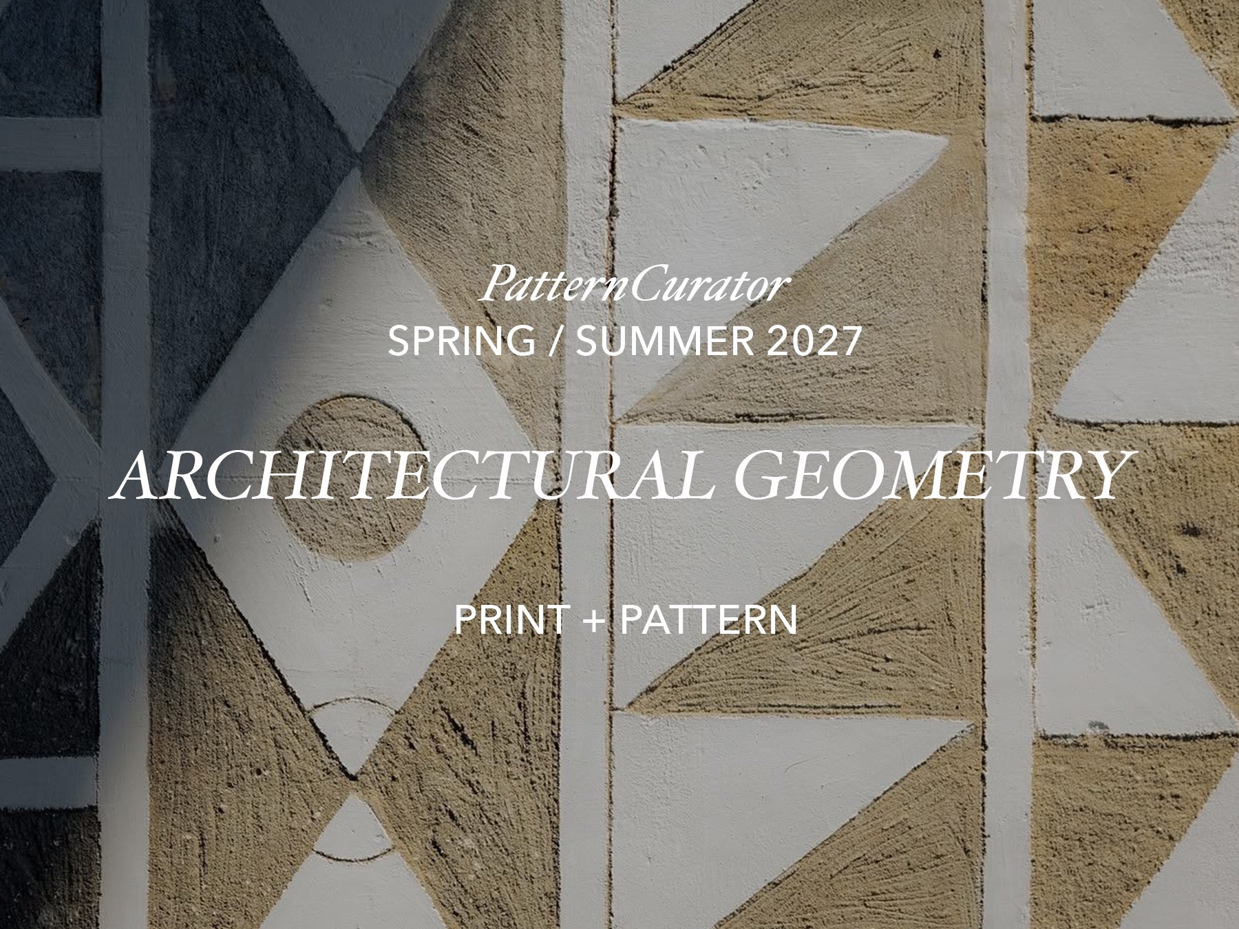 ARCHITECTURAL GEOMETRY