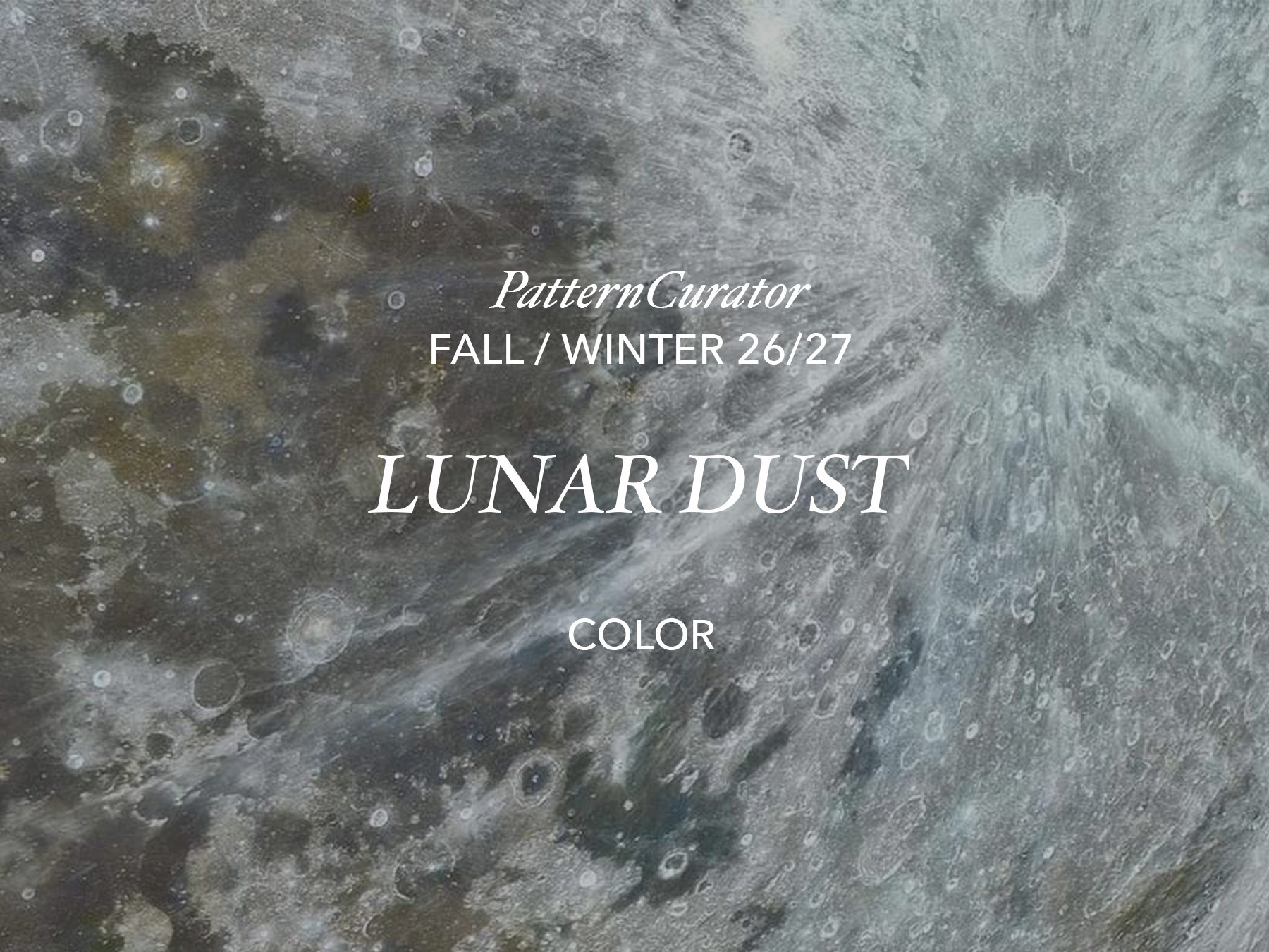 LUNAR DUST
