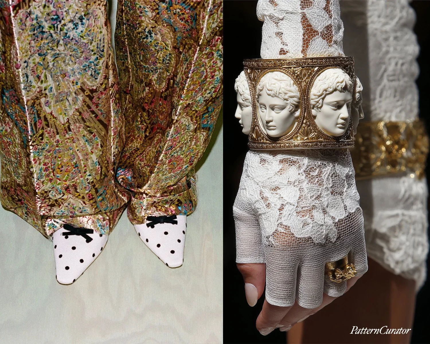 Historical References and Mixed Textures Influence Contemporary Fashion and Accessory Design