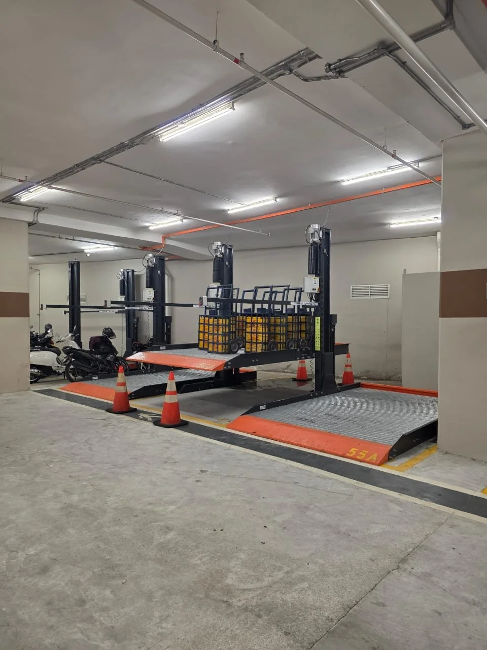Mechanical Car Parking Servicing & Electrical Rewiring — The Ruma Hotel and Residence