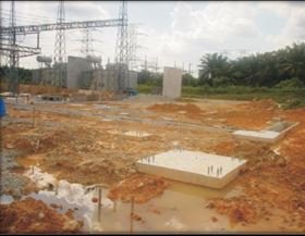 Civil Works & Tower Erection — Kampar Energy Ventures, Malaysia