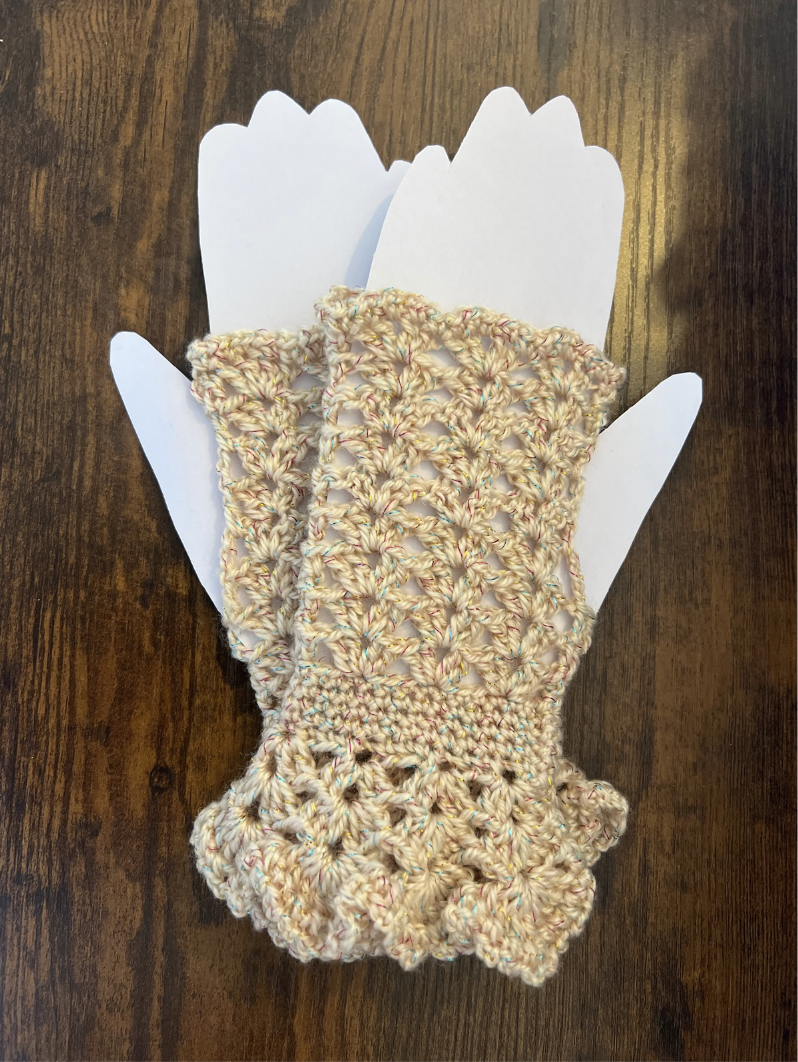 Beautiful Lacey Crochet Fingerless Gloves