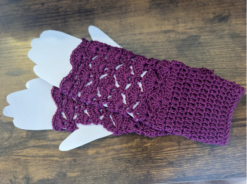 Beautiful Lacey Crochet Fingerless Gloves