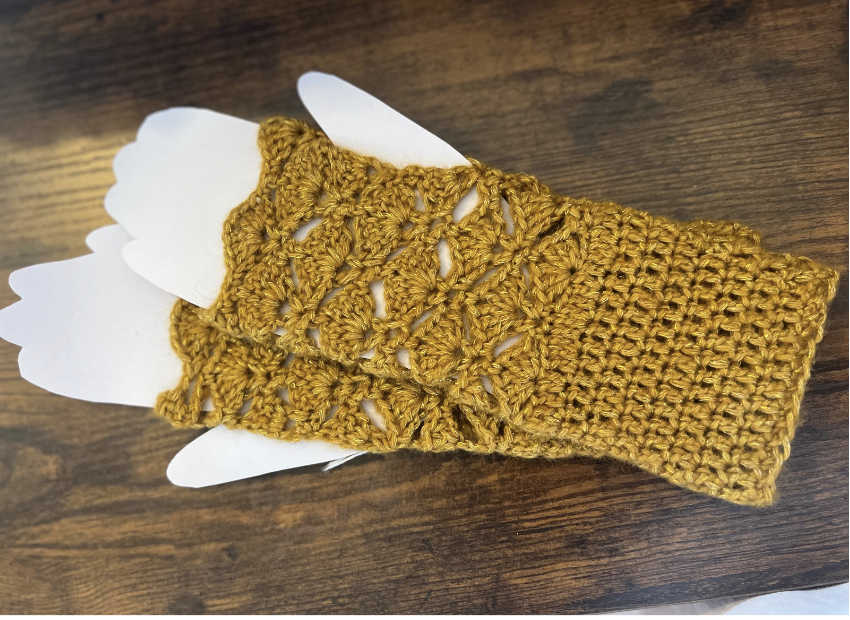 Beautiful Lacey Crochet Fingerless Gloves