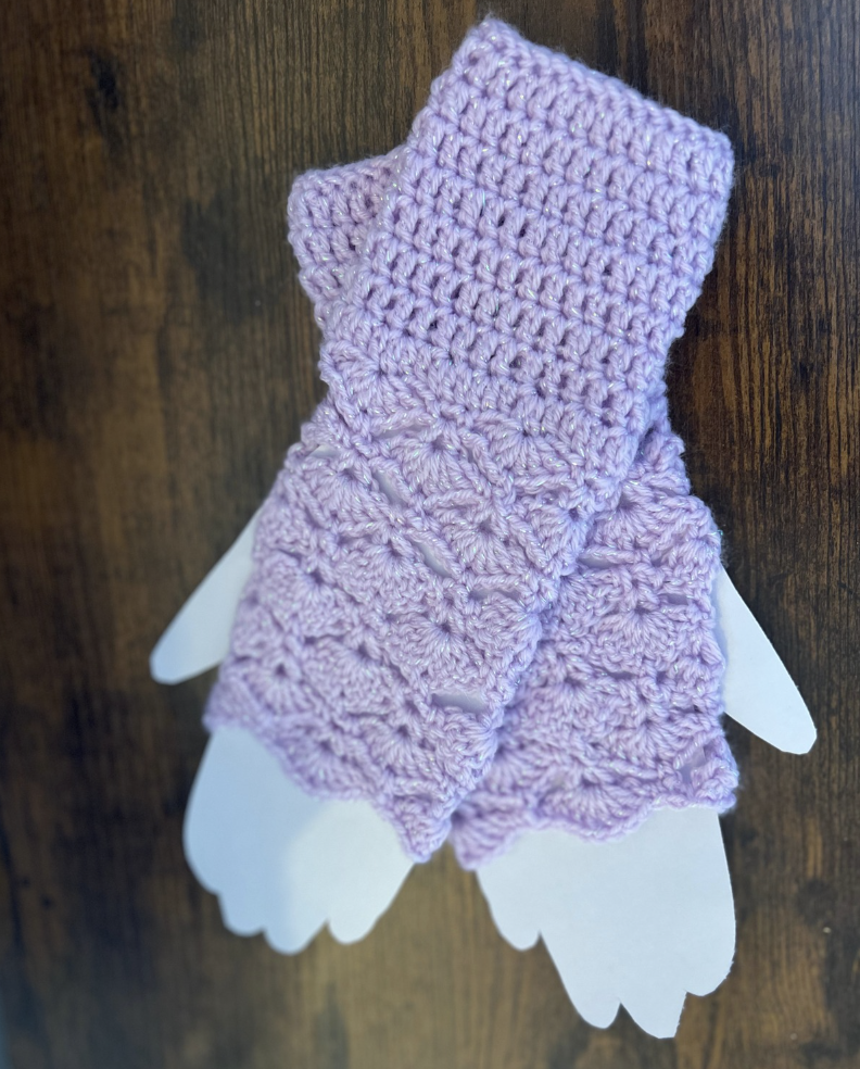 Beautiful Lacey Crochet Fingerless Gloves