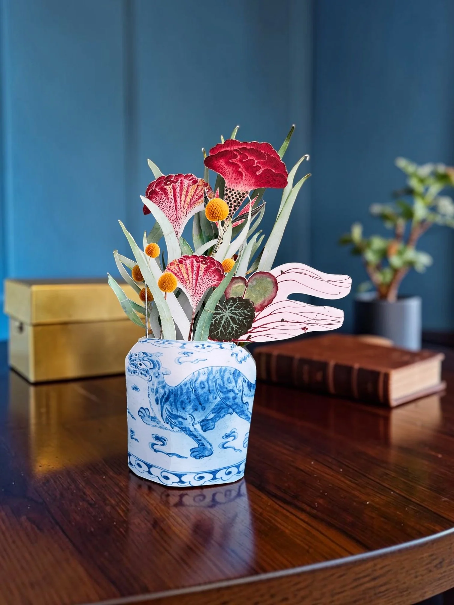 Celosia & Eucalyptus
