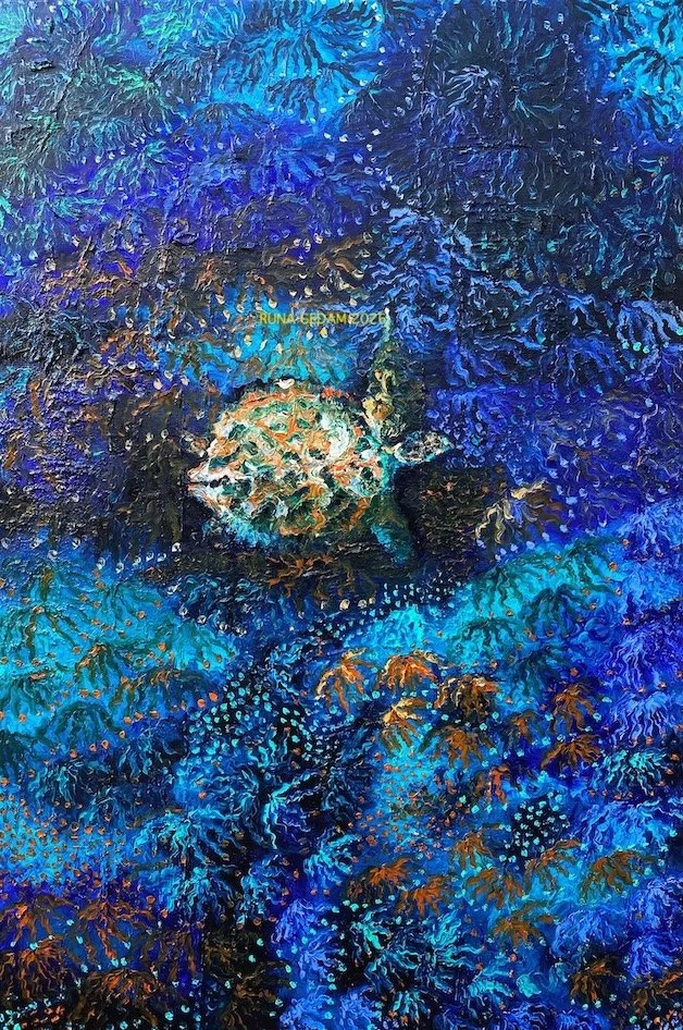 Peaceful Voyage  I  36" X 24"  I  $750