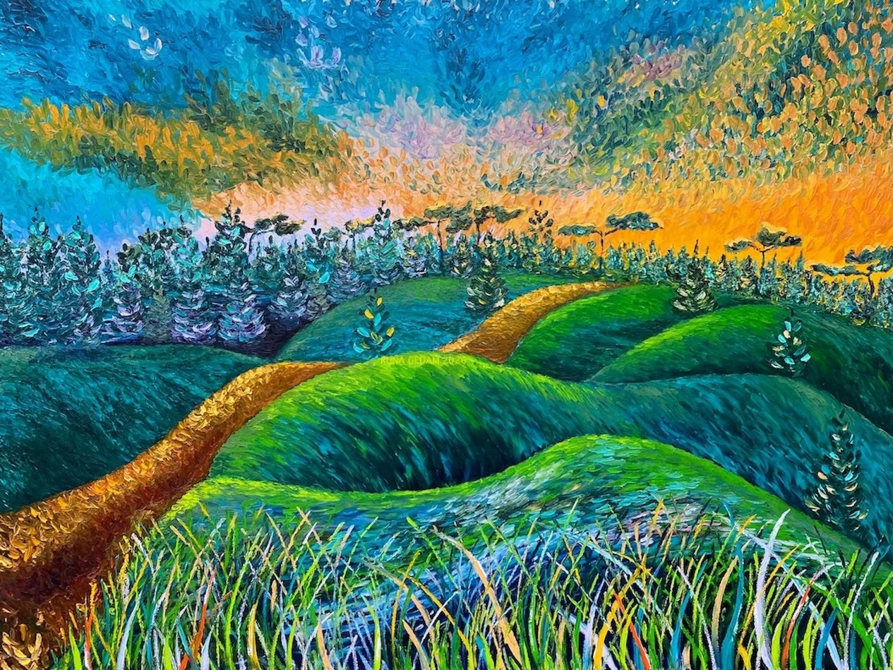 A Frolicked Field   |  36" X 48"  I  $1475