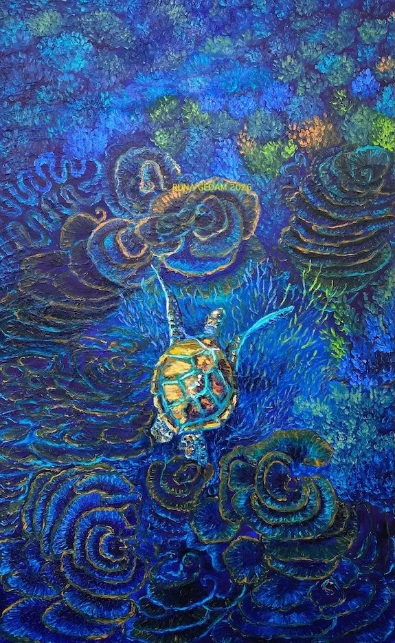 Lost in the Sea  I 48" X30"  I  $1500