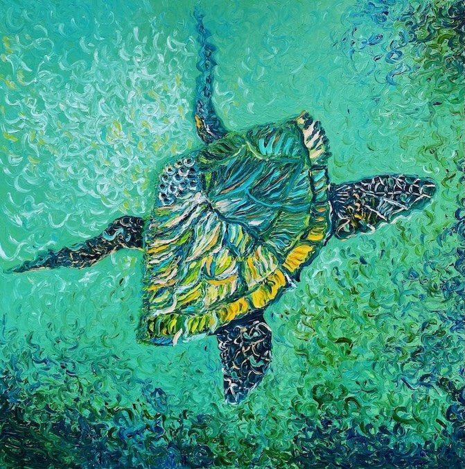 Abyssal  I  30" X 30"  I  $750