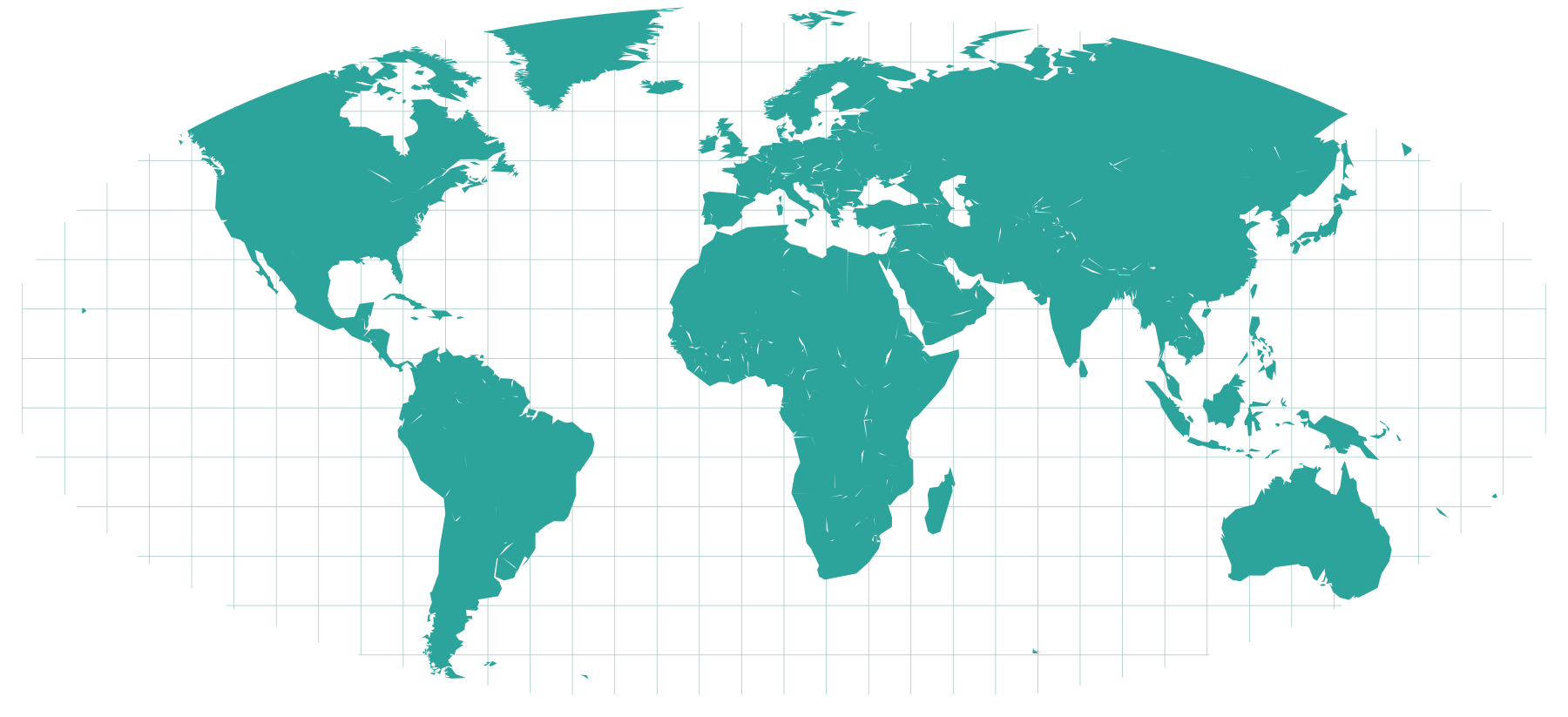 World map representing the global logistics and advisory reach of WTSL