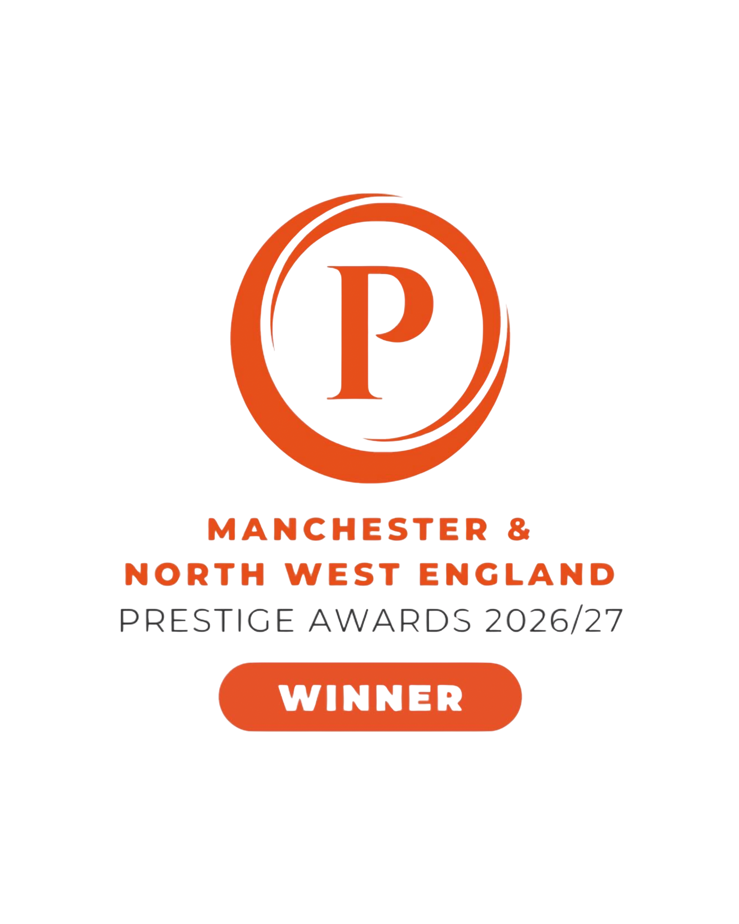 Manchester & North Western Football Club Prestige Awards 2022 Winner badge