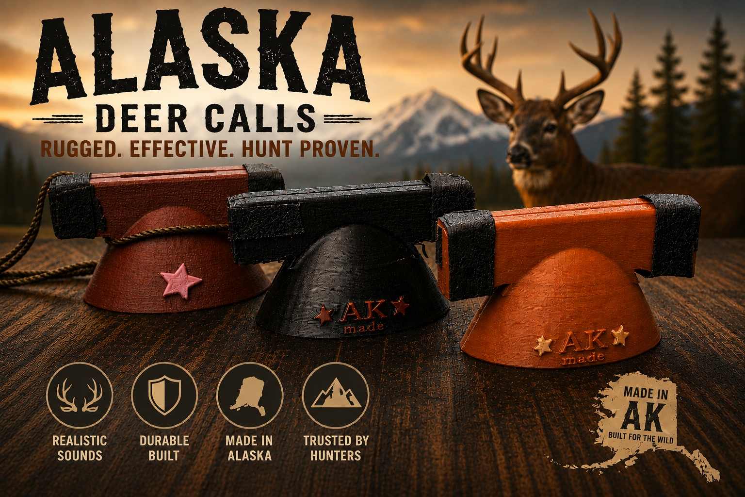 Alaska Deer Call (3 Pack)