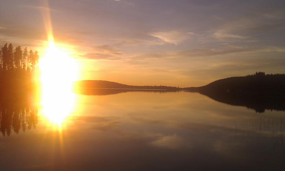 Lac La Hache Sunset
