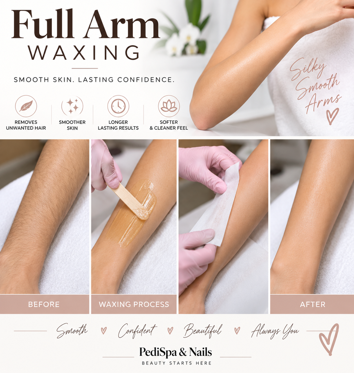 Full Arms Waxing
