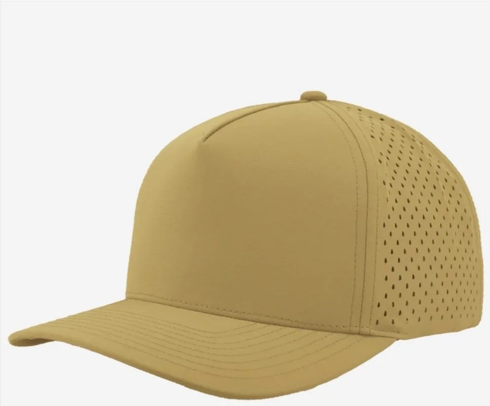 Khaki- Zapped Headwear BLACKHAWK 5-Panel Snapback Hat