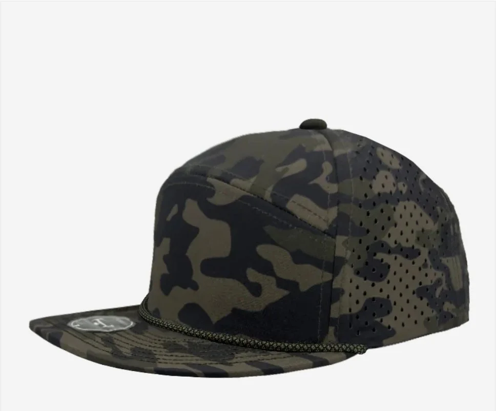 Olive Came- Olive Chainlink Rope- Zapped Headwear OSPREY R+ 7-Panel Rope Snapback Hat