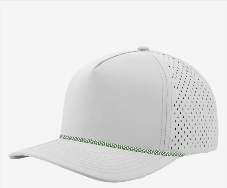 Off White- Master Green Chainlink Rope- Zapped Headwear BLACKHAWK R+ 5-Panel Rope Snapback Hat