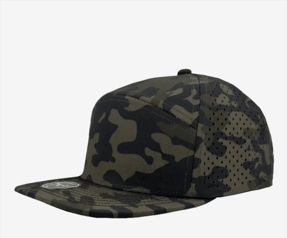 Olive Camo- Zapped Headwear OSPREY 7-Panel Snapback Hat