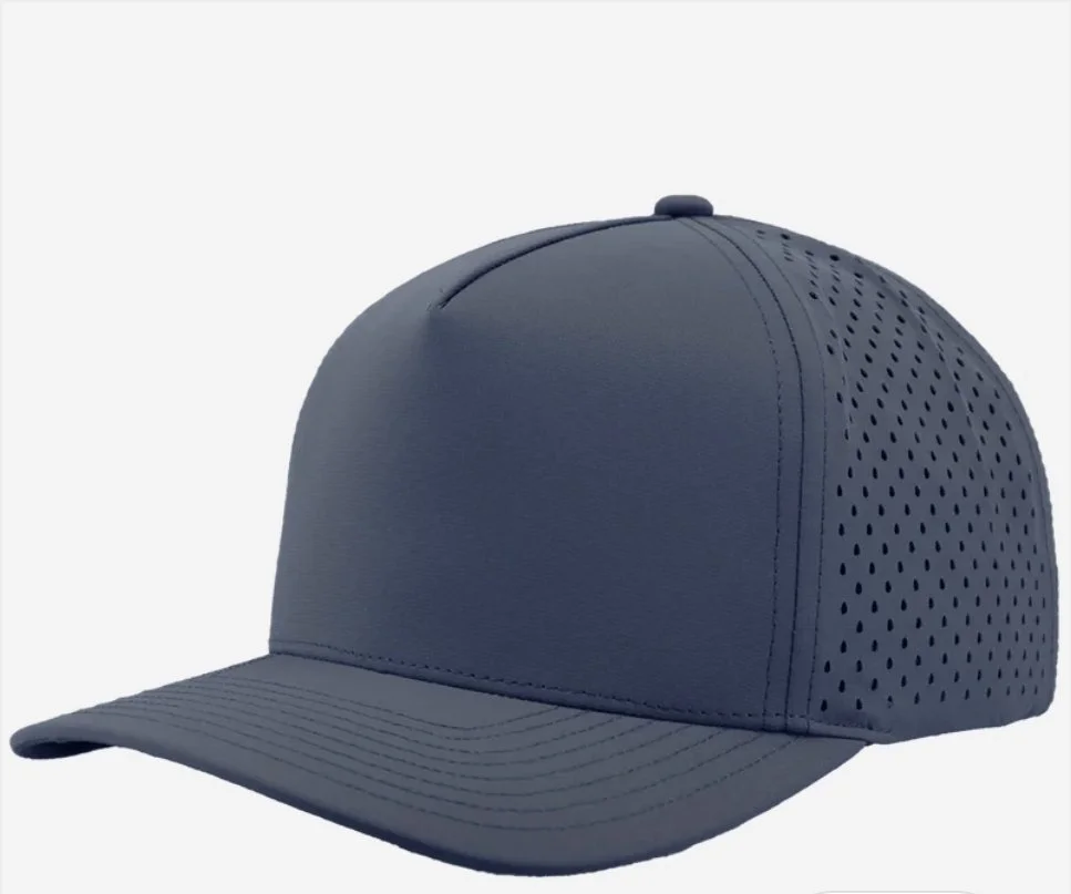 Light Navy- Zapped Headwear BLACKHAWK 5-Panel Snapback Hat