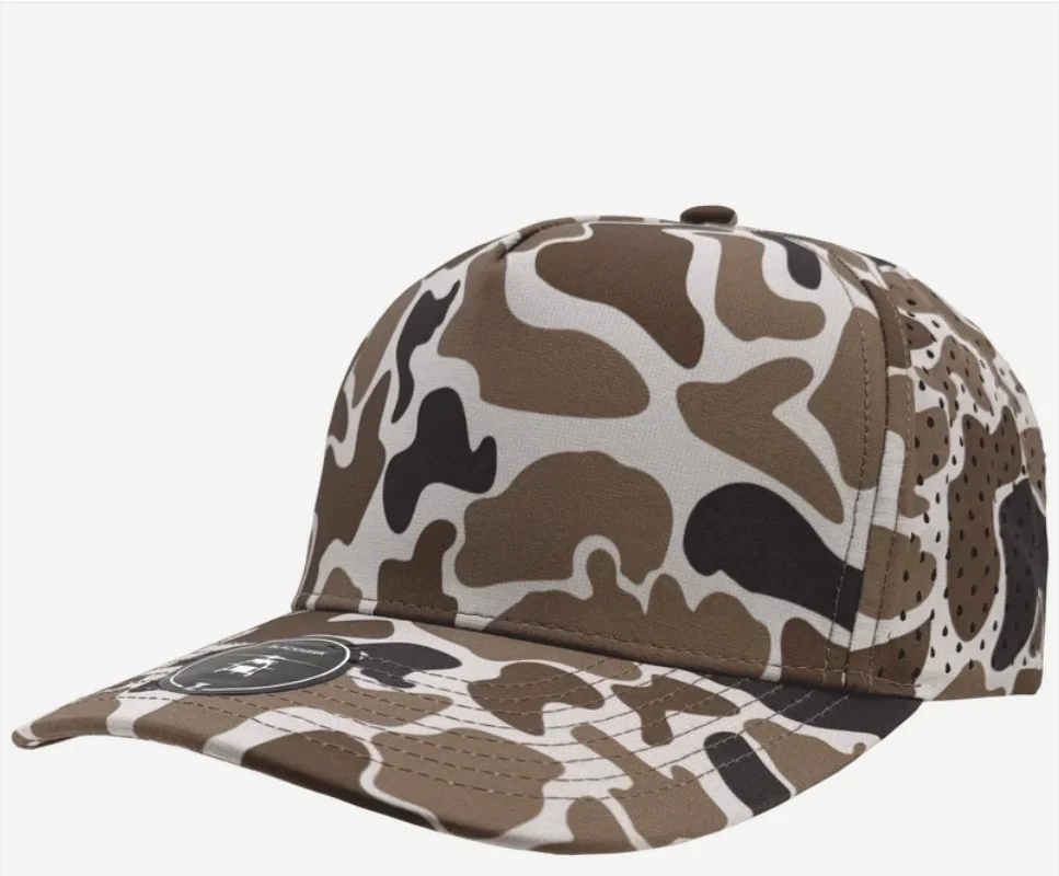 Light Old School Camo- Zapped Headwear BLACKHAWK 5-Panel Snapback Hat