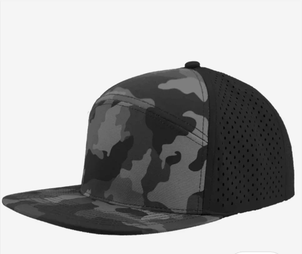 Black Camo- Zapped Headwear OSPREY 7-Panel Snapback Hat