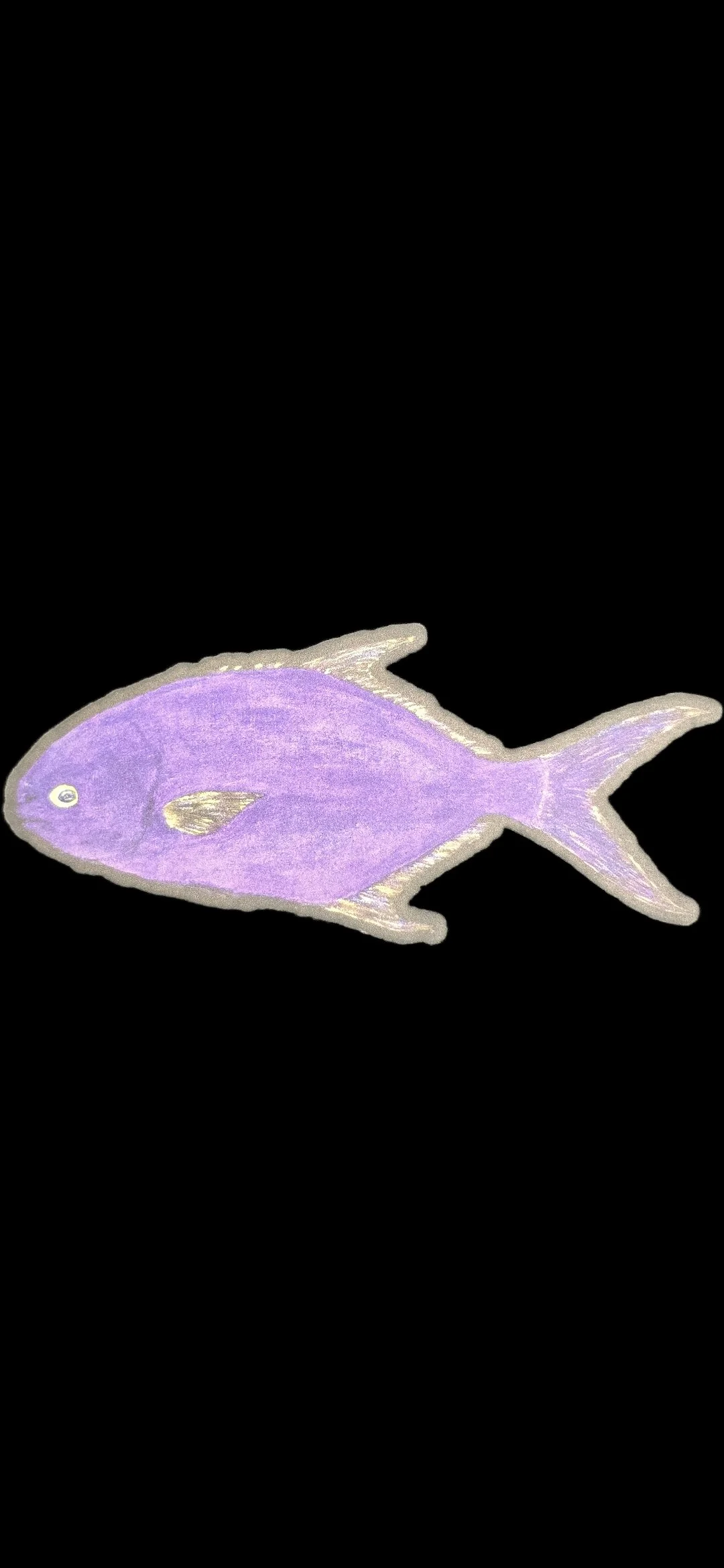 Pompano- Glow-in-the-dark Hat Patch