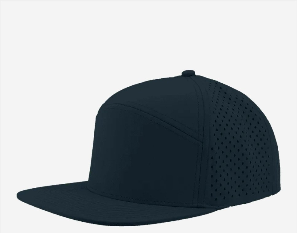 Navy- Zapped Headwear OSPREY 7-Panel Snapback Hat