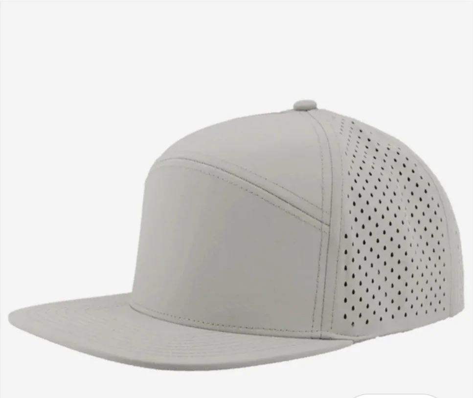 Silver- Zapped Headwear OSPREY 7-Panel Snapback Hat