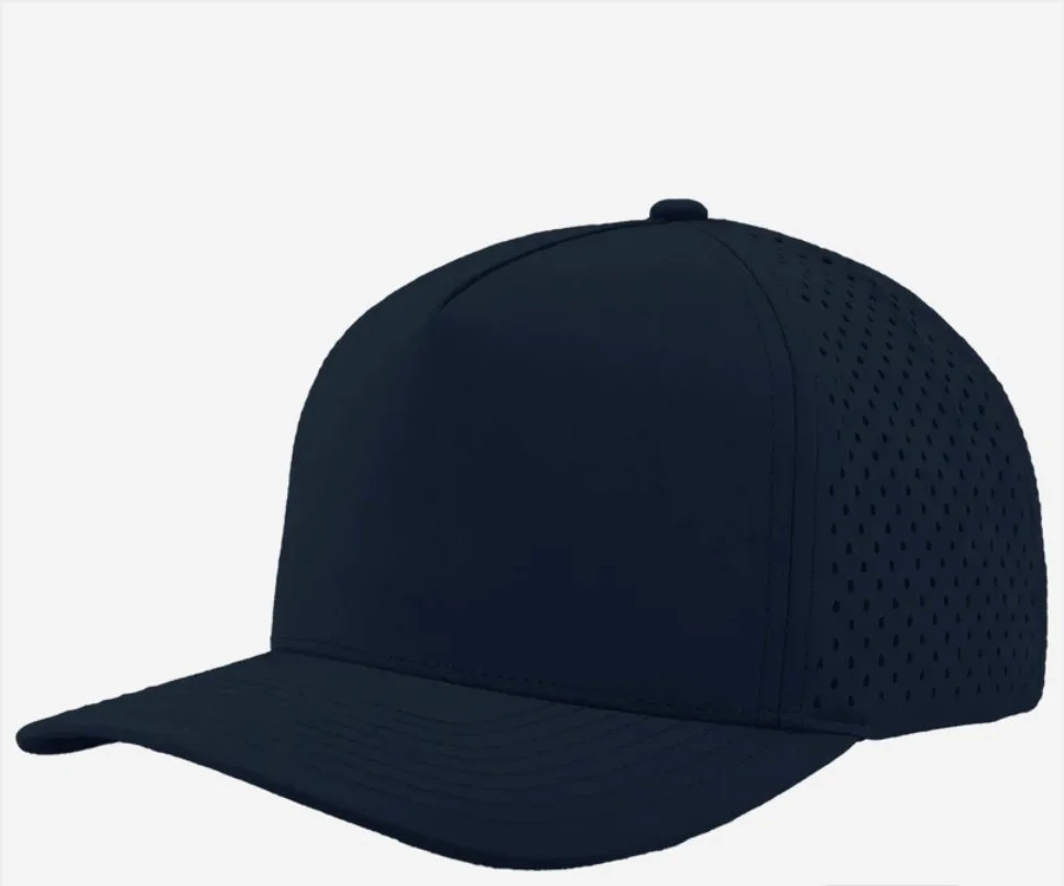 Navy- Zapped Headwear BLACKHAWK 5-Panel Snapback Hat